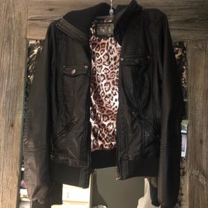 Black leather Jacket